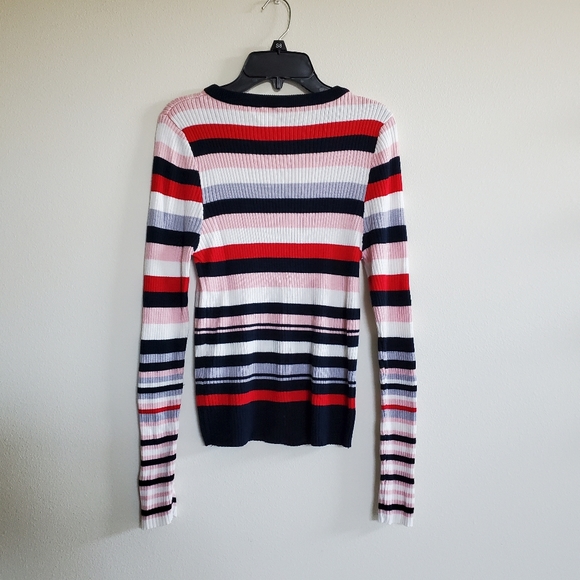 Striped Pink Sweater - Picture 5 of 6